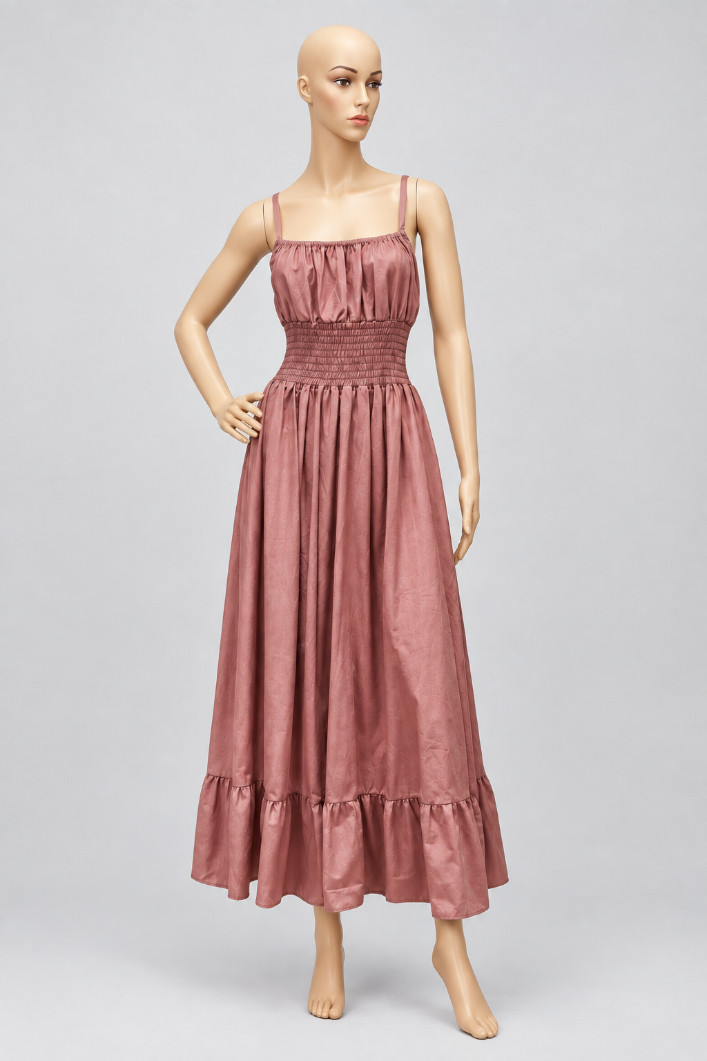 Kira Smocked Midi Dress